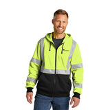 CornerStone® ANSI 107 Class 3 Heavy-Duty Fleece Full-Zip Hoodie