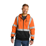 CornerStone® ANSI 107 Class 3 Heavy-Duty Fleece Full-Zip Hoodie