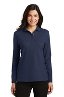 Port Authority® Ladies Silk Touch™ Long Sleeve Polo