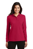 Port Authority® Ladies Silk Touch™ Long Sleeve Polo