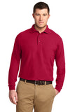 Port Authority® Men's Silk Touch™ Long Sleeve Polo