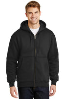 CornerStone® Men's Heavyweight Full-Zip Hooded Sweatshirt with Thermal Lining