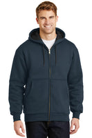 CornerStone® Men's Heavyweight Full-Zip Hooded Sweatshirt with Thermal Lining