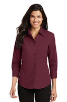 Port Authority® Ladies 3/4-Sleeve Easy Care Shirt