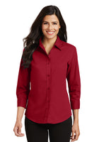 Port Authority® Ladies 3/4-Sleeve Easy Care Shirt