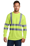 CornerStone® - ANSI 107 Class 3 Long Sleeve Snag-Resistant Reflective T-Shirt