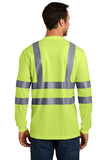 CornerStone® - ANSI 107 Class 3 Long Sleeve Snag-Resistant Reflective T-Shirt