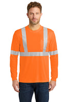 CornerStone® ANSI 107 Class 2 Long Sleeve Safety T-Shirt