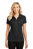 Port Authority® Ladies Pinpoint Mesh Zip Polo