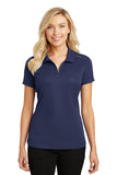 Port Authority® Ladies Pinpoint Mesh Zip Polo