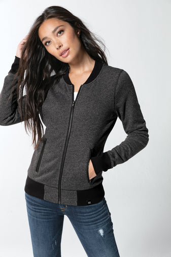 New Era® Ladies French Terry Baseball Full-Zip