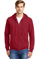 Hanes® Men's EcoSmart® Full-Zip Hooded Sweatshirt