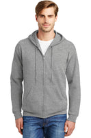 Hanes® Men's EcoSmart® Full-Zip Hooded Sweatshirt