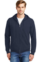 Hanes® Men's EcoSmart® Full-Zip Hooded Sweatshirt