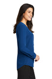 Port Authority® Ladies Long Sleeve Button-Front Blouse