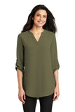 Port Authority® Ladies 3/4-Sleeve Tunic Blouse