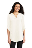 Port Authority® Ladies 3/4-Sleeve Tunic Blouse