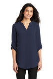 Port Authority® Ladies 3/4-Sleeve Tunic Blouse