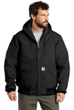 Carhartt ® Men's Quilted-Flannel-Lined Duck Active Jac