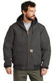 Carhartt ® Men's Quilted-Flannel-Lined Duck Active Jac