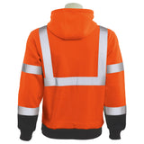 Aware Wear® ANSI Class 3 Black Bottom High Visibility Pullover Hooded Sweatshirt