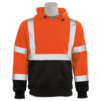 Aware Wear® ANSI Class 3 Black Bottom High Visibility Pullover Hooded Sweatshirt